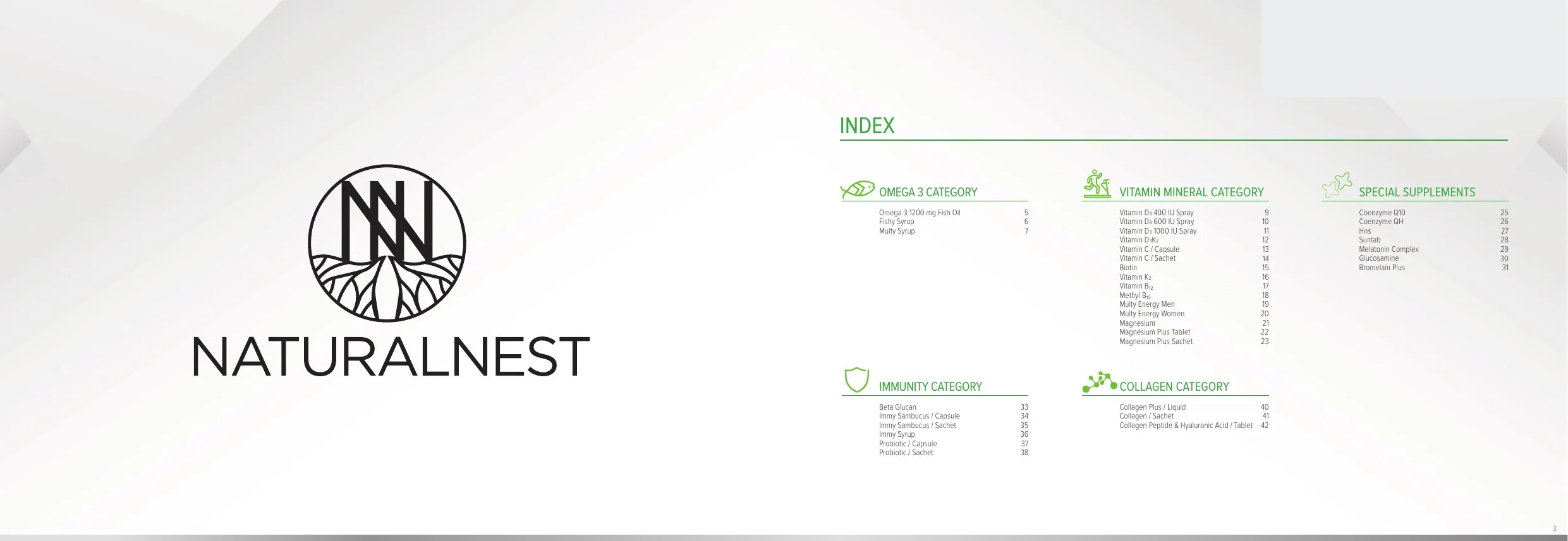NaturalNest catalog page 3
