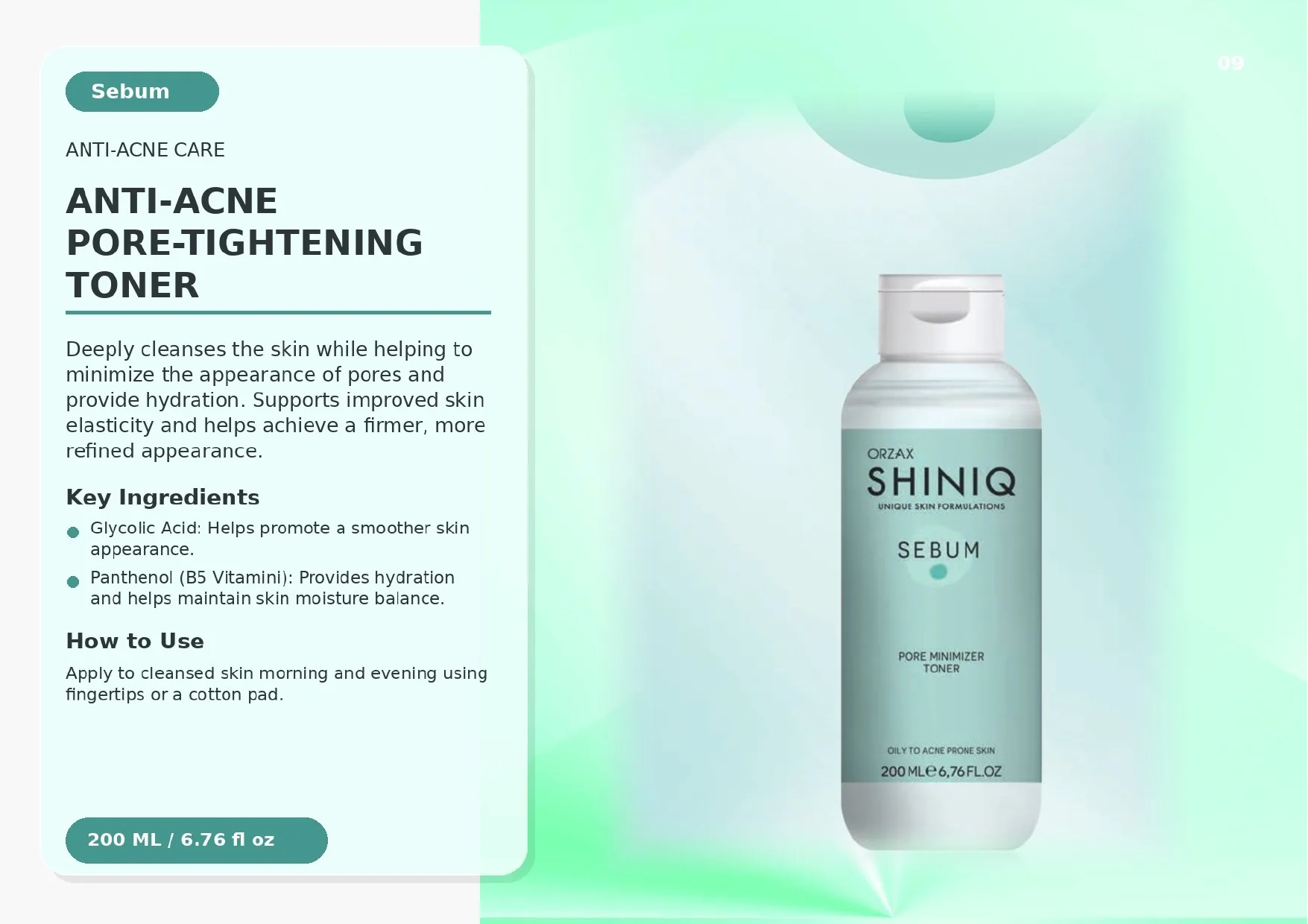 SHINIQ catalog page 9